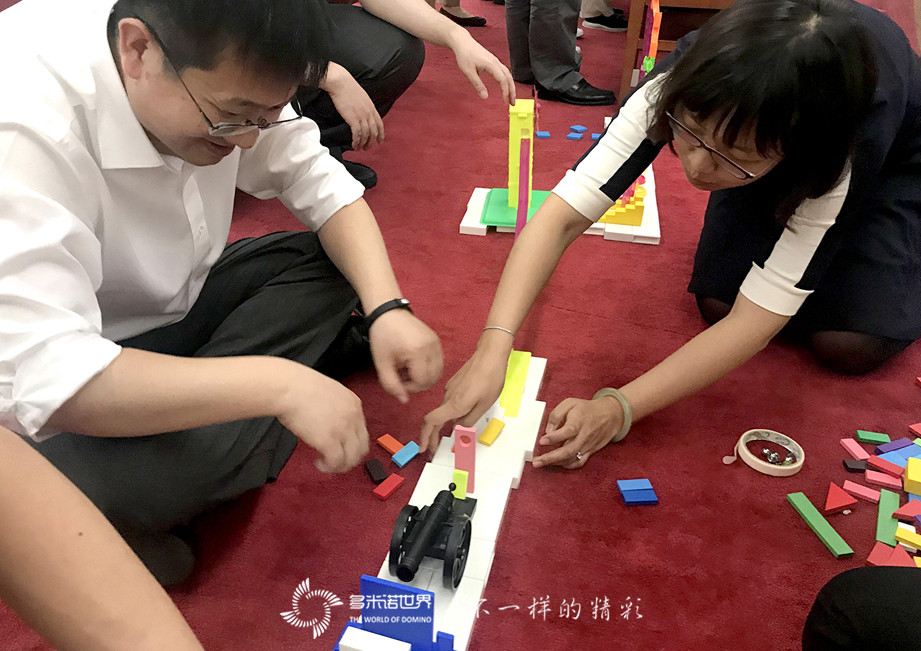 工行工會主題活動，多米諾再次成主角