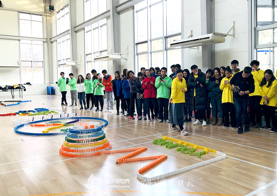 聯(lián)通北京網(wǎng)絡(luò)運營中心新員——創(chuàng)意多米諾骨牌挑戰(zhàn)賽