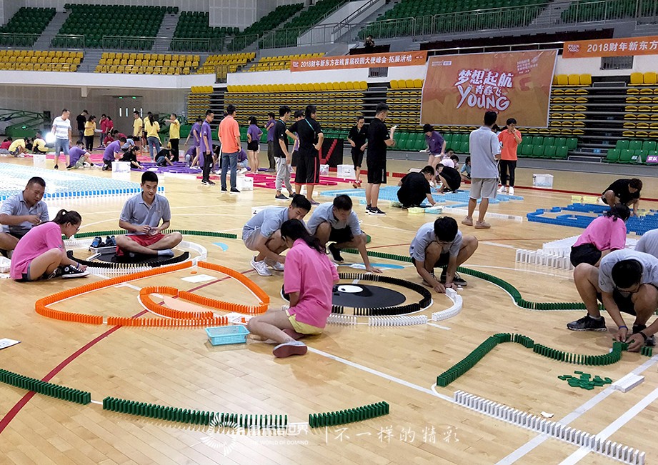 夢想啟航，青春飛young—新東方在線校園大使多米諾團隊大挑戰(zhàn)
